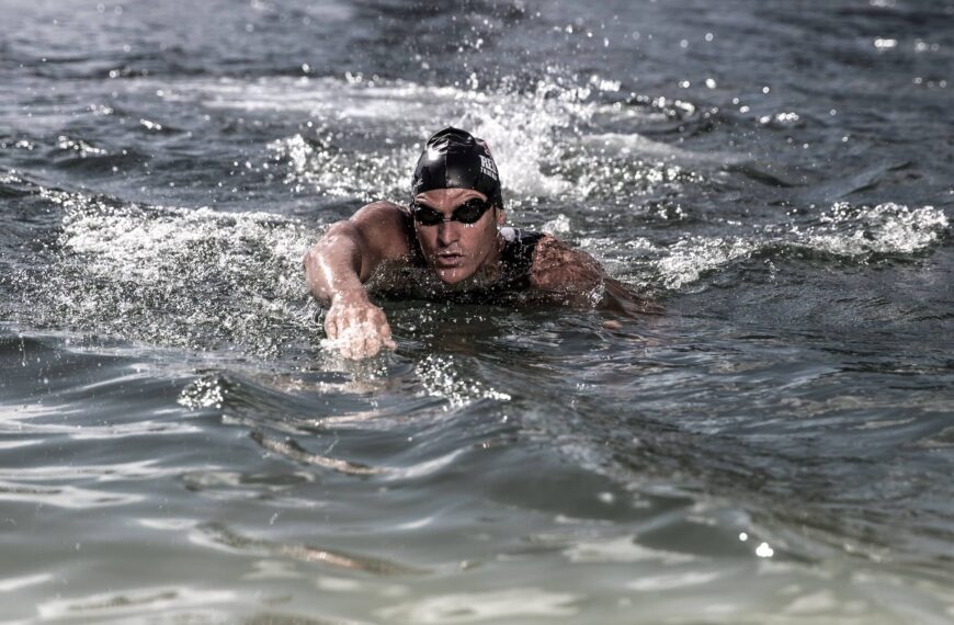 Tri-Athlete Swimming