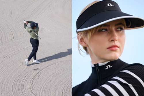 J.Lindeberg Ambassadors Kathryn Newton and Viktor Hovland