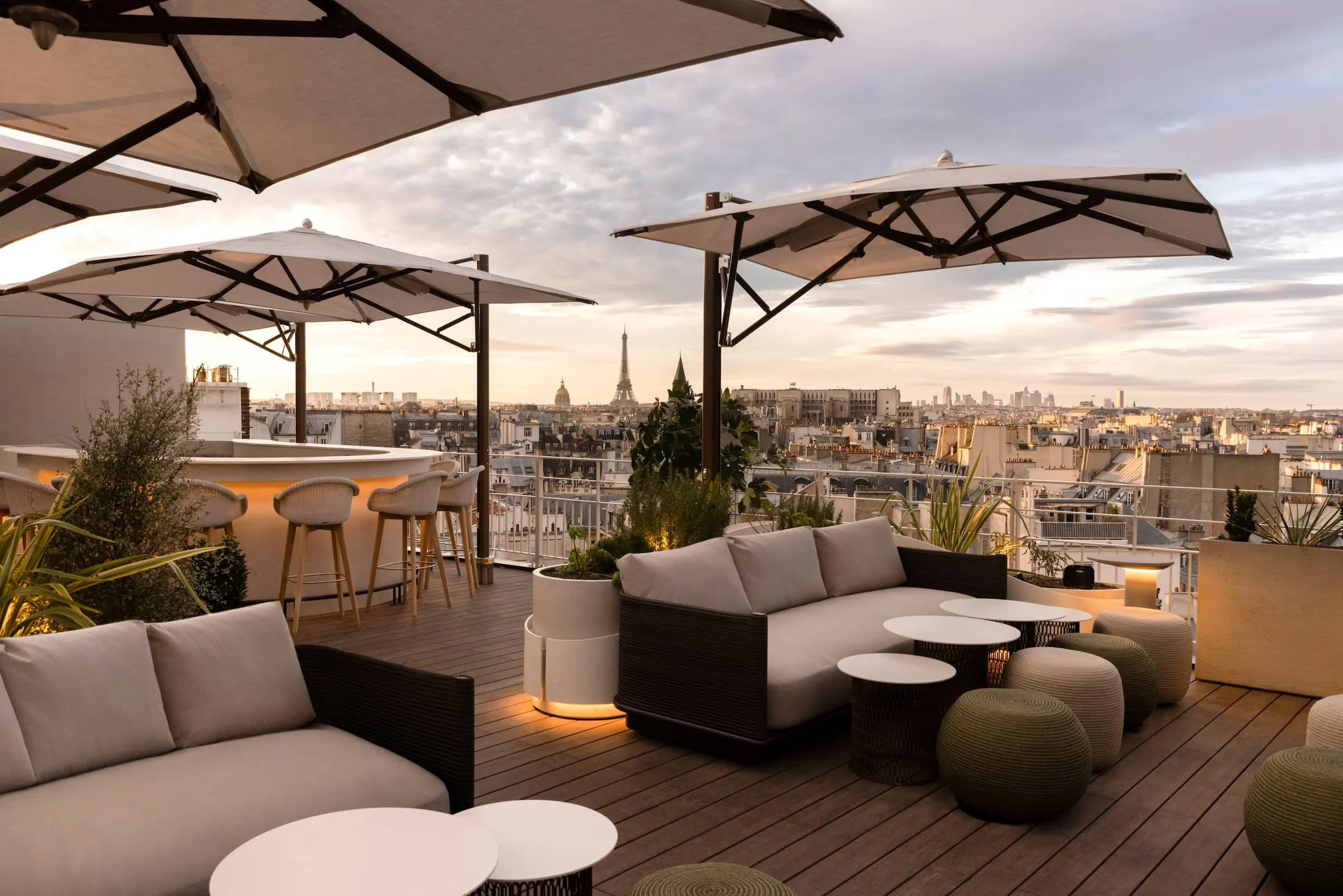 Rooftop Romance in Paris Hôtel Dame Des Arts Invites You to Unwind in Style