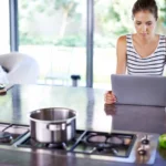 Browsing cooking recipes and social media, online search