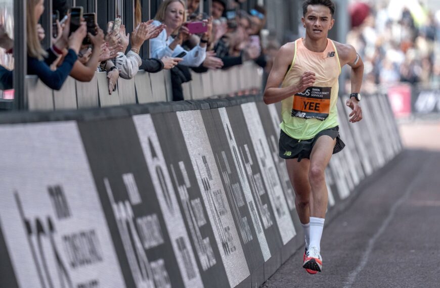 Alex Yee TCS London Marathon.