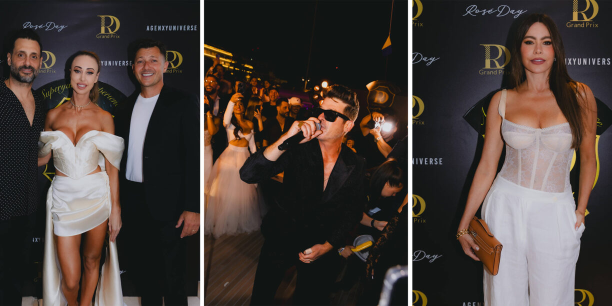 Ben Biscotti, Sylvain Bitton, Robin Thicke and Sofia Vergara