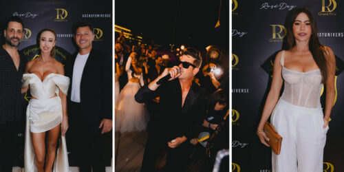 Ben Biscotti, Sylvain Bitton, Robin Thicke and Sofia Vergara