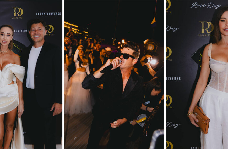 Ben Biscotti, Sylvain Bitton, Robin Thicke and Sofia Vergara