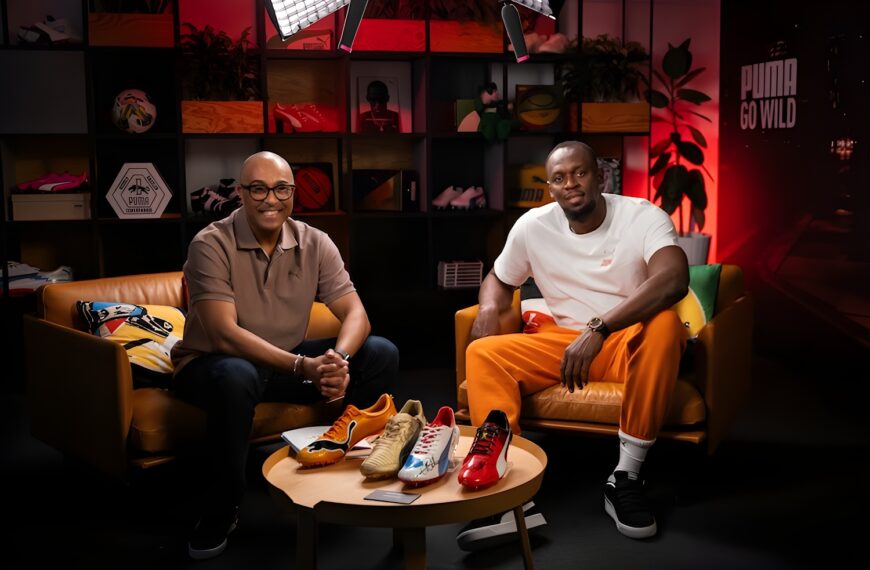Colin Jackson and Usain Bolt