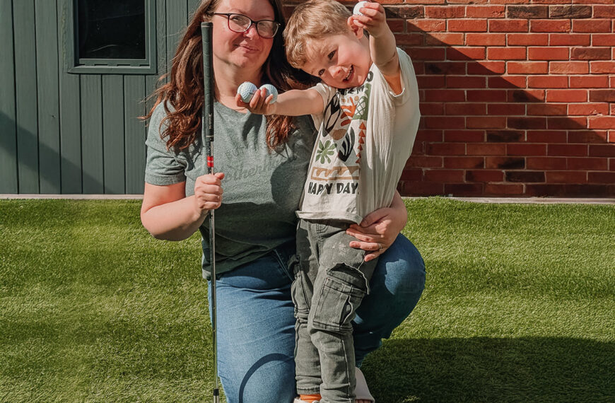 Lanie Bayliss and son Fletcher