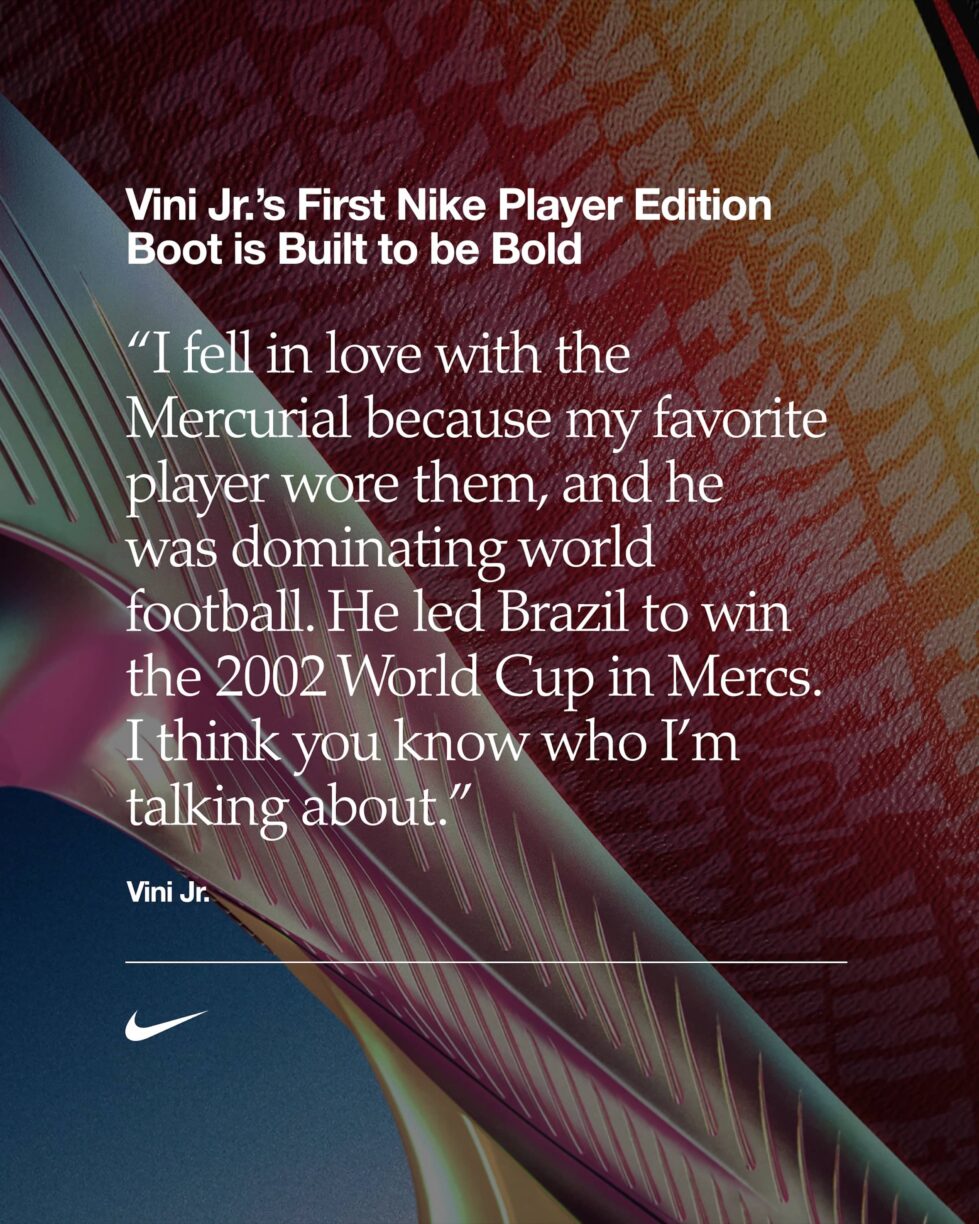 Nike Mercurial Vapor Vini Jr. Player Edition Statement