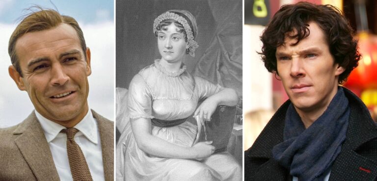 Sean Connery, Jane Austen, Benedict Cumberbatch