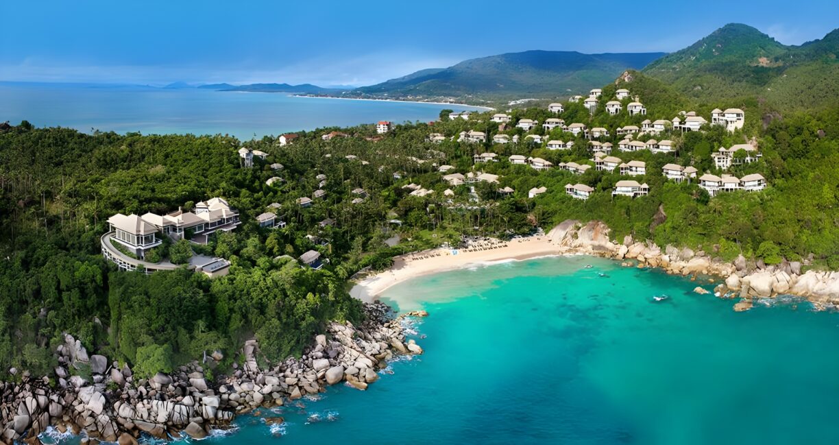 The 88 pool villas at Banyan Tree Samui