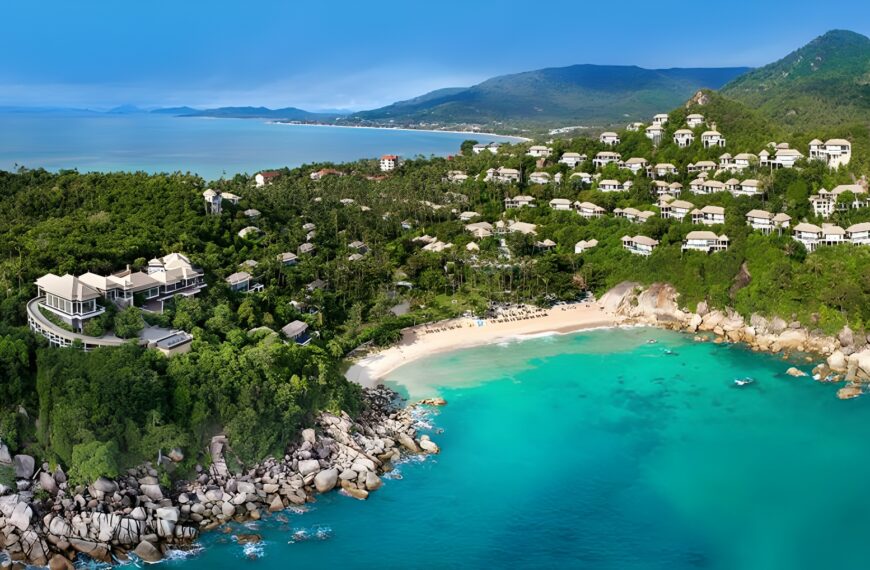 The 88 pool villas at Banyan Tree Samui