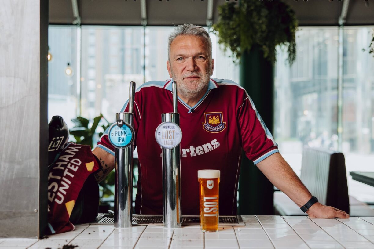 West Ham Neil Ruddock Teams Up With BrewDog