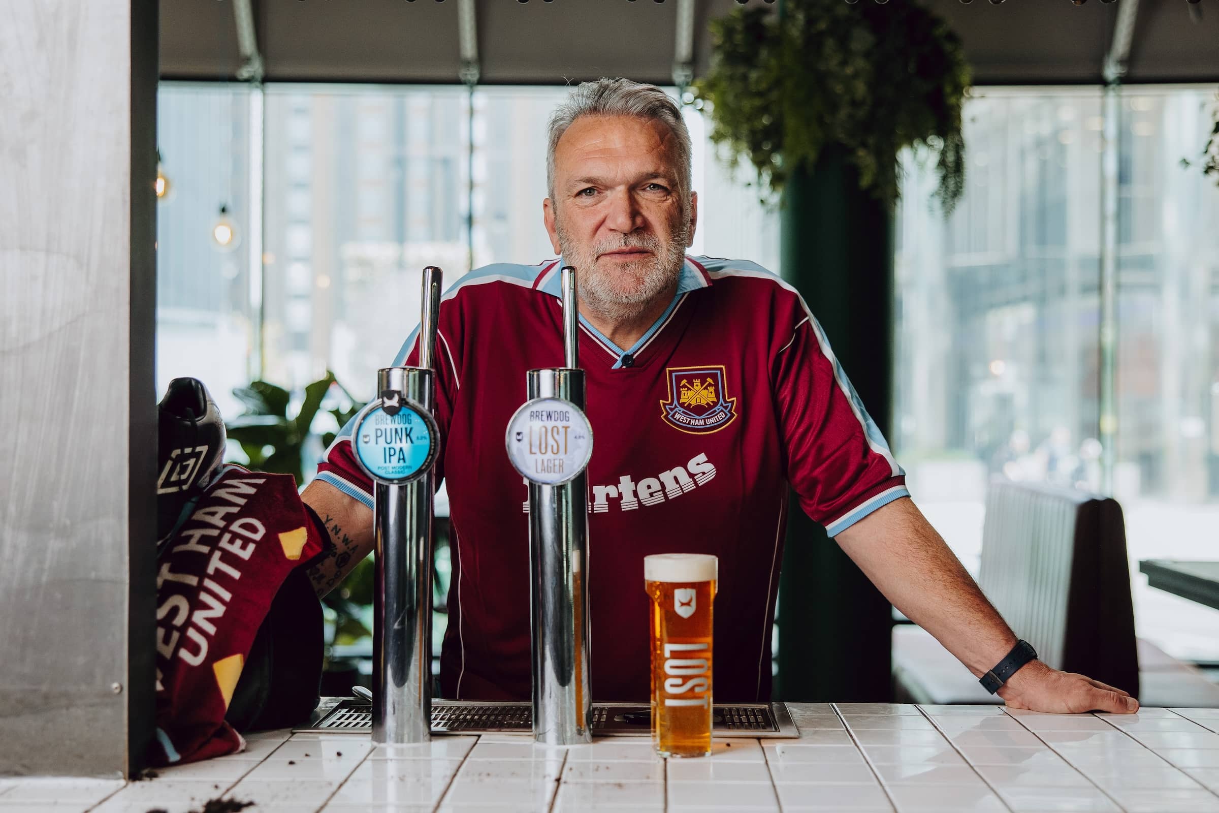 West Ham Neil Ruddock Teams Up With BrewDog