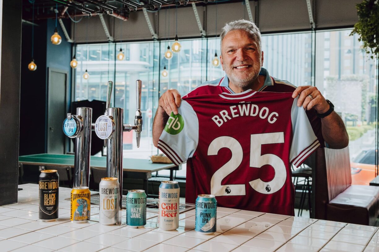 West Ham Neil Ruddock Teams Up With BrewDog