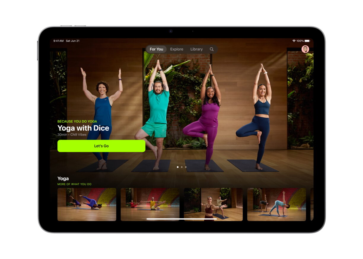Apple Fitness+ - Yoga with Dice