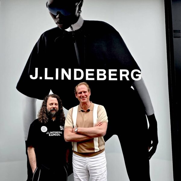 J.Lindeberg CEO Hans Christian Meyer & Chief Creative Officer Neil Lewty