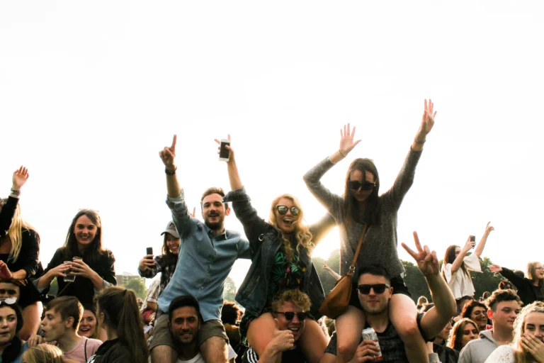 Young People At A Festival