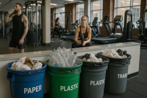 Recycling Rubbish in a Gym