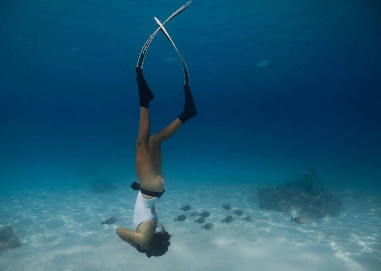 Sophie Walsh Freediving Avani Plus Seychelles