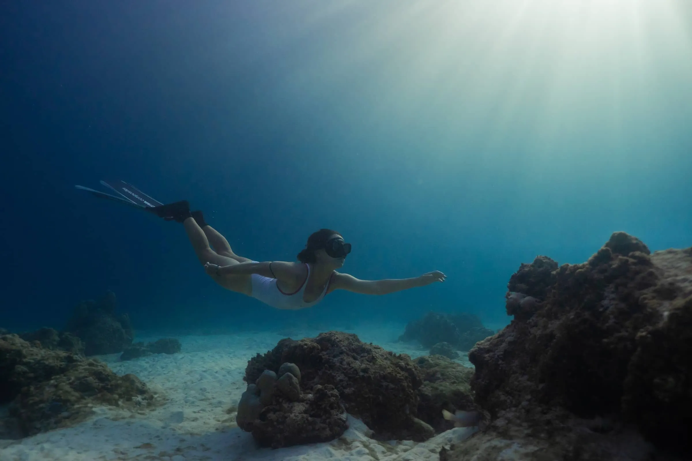 Sophie Walsh Freediving Avani Plus Seychelles