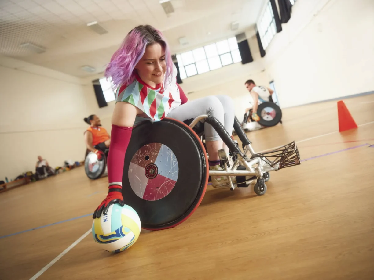This Girl Can Wheelchair basketball Sonny