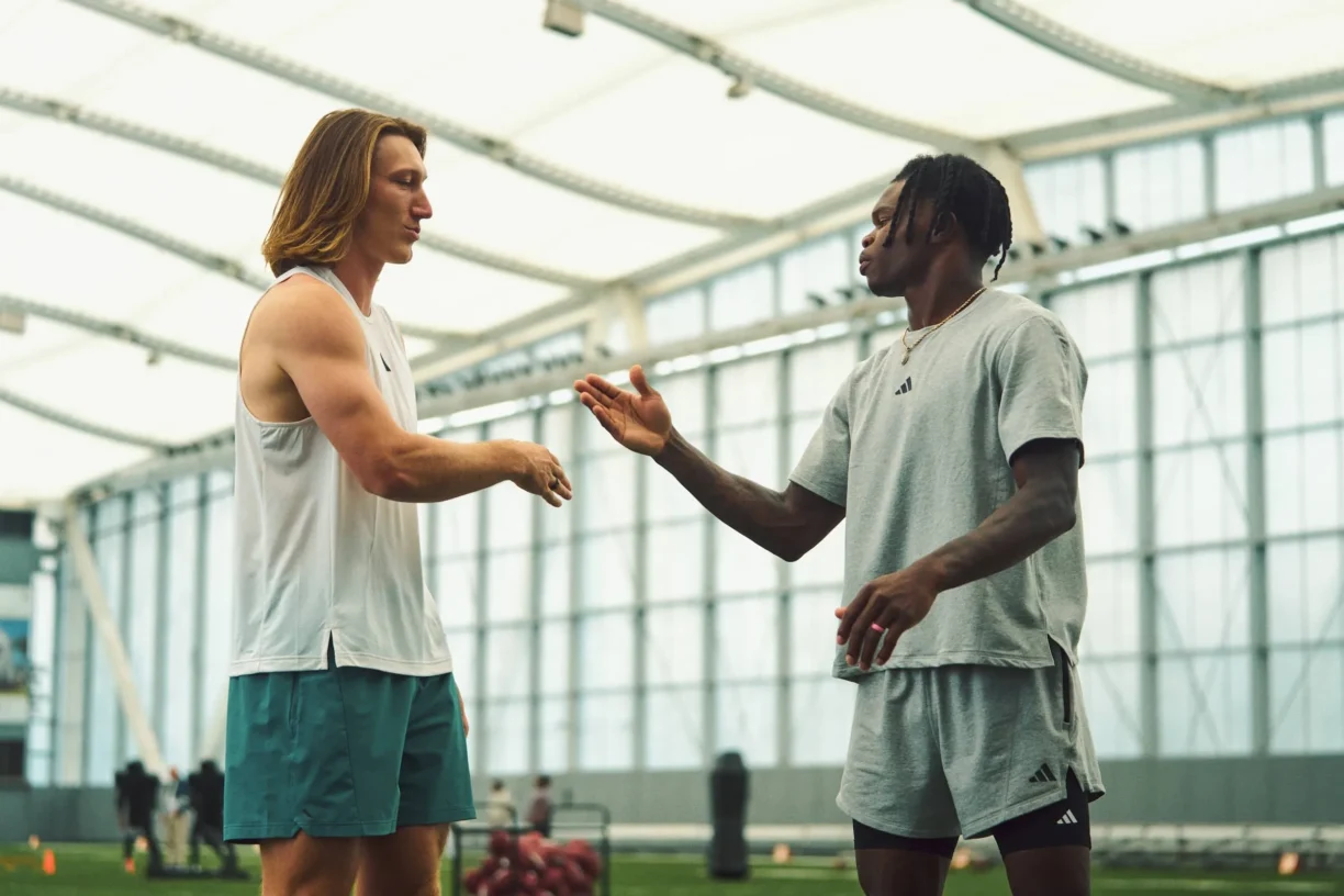 NFL Stars Travis Hunter and Trevor Lawrence Footloose