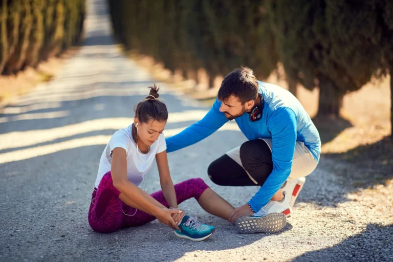 person injured jogging