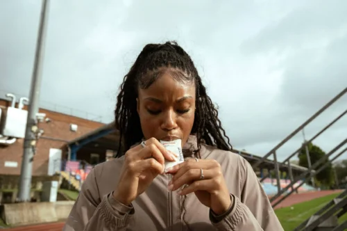 Athlete takes in Puresport Gel