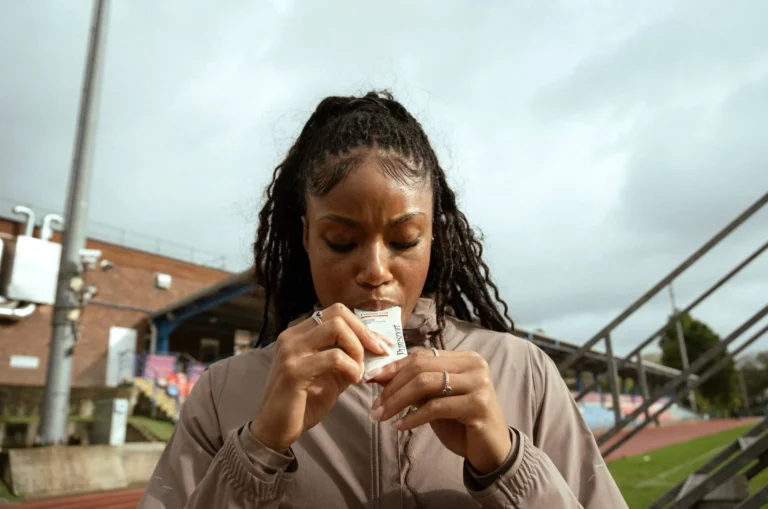 Athlete takes in Puresport Gel