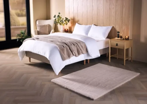 Bedroom with Aldi Candles