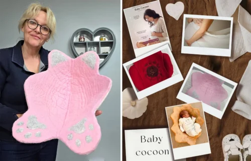 Branka Gluhinic and Baby Wool Cocoon