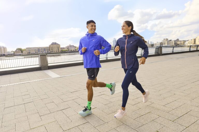 Runners wearing ASICS GEL-NIMBUS 28