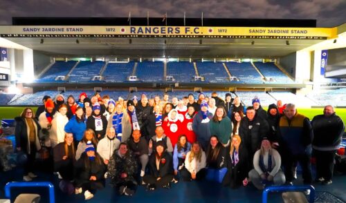 Big Ibrox Sleep Out Supporters