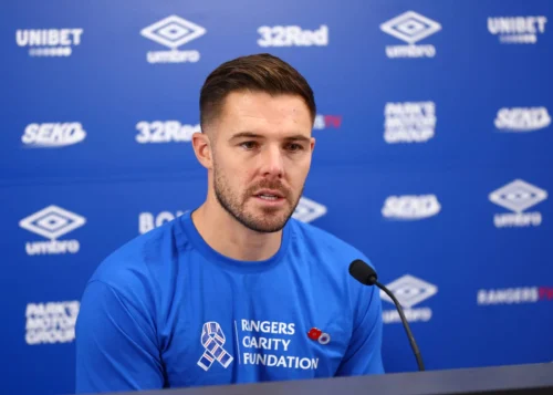 Press Conference, Jack Butland - Big Ibrox Sleep Out