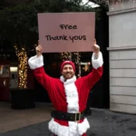 Sam Thompson in Santa Suit