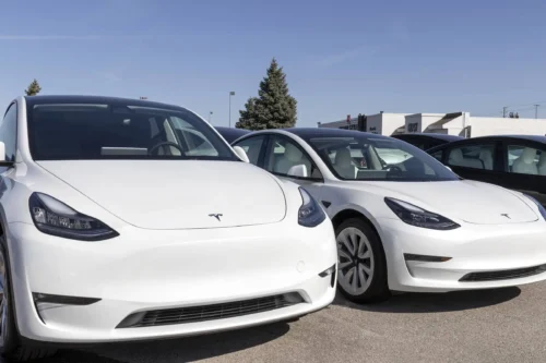 Tesla electric vehicles