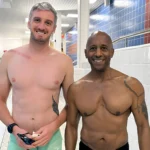 Matt Brooke with Wayne Leal