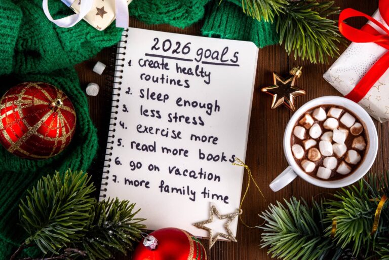2026 Goals New Year resolution concept