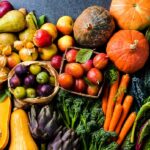 Fibre rich vegetables and fruits