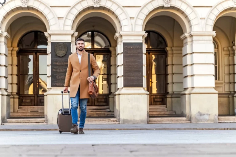 Man going on a Business trip