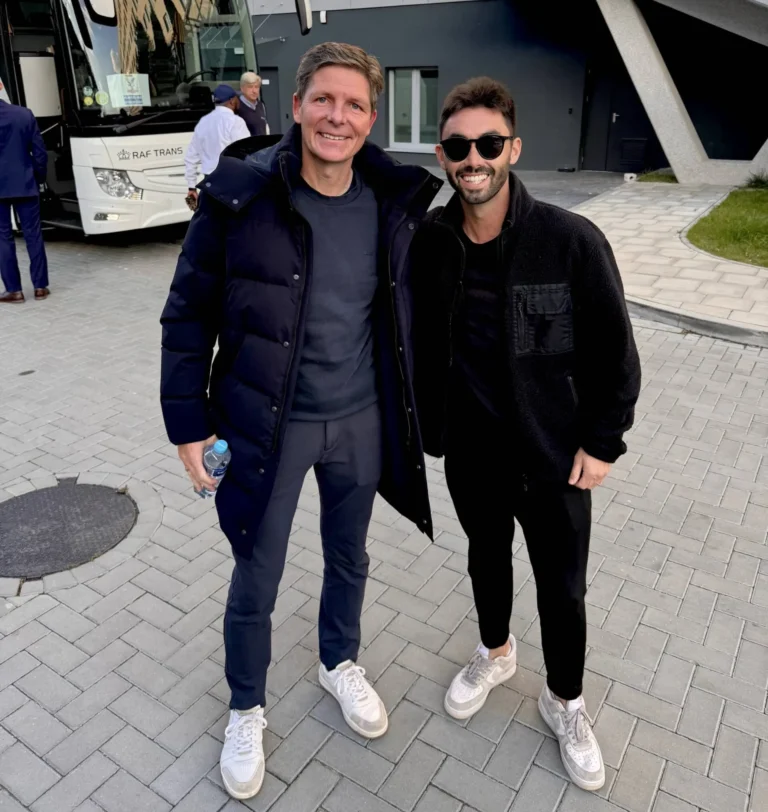 Oliver Glasner with Matt Thacker
