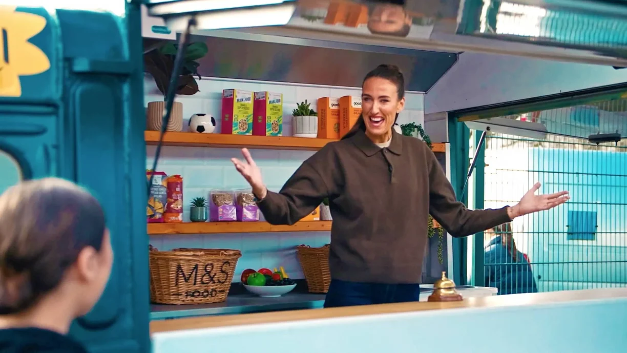 Jill Scott M&S Food Reddish FC Grassroots Campaign