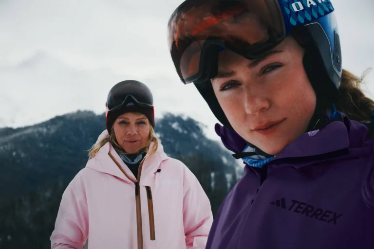Mikaela Shiffrin and mum