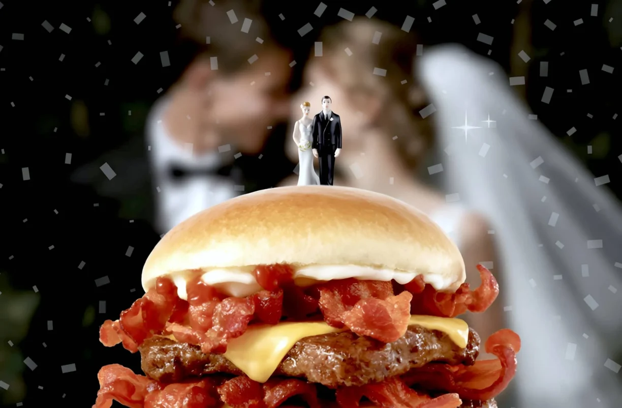 Wendy's Burger Wedding