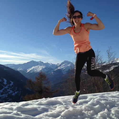 katie wearing Kymira Infrared Clothing