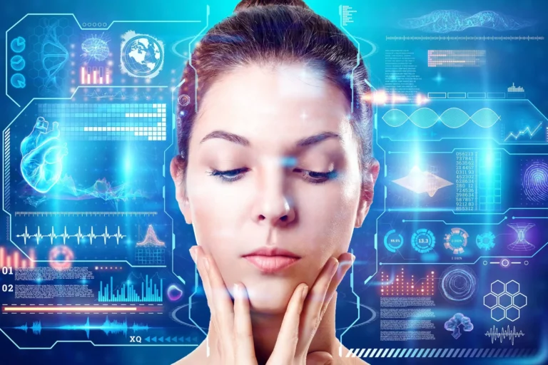 Ai Image of woman with hands on face