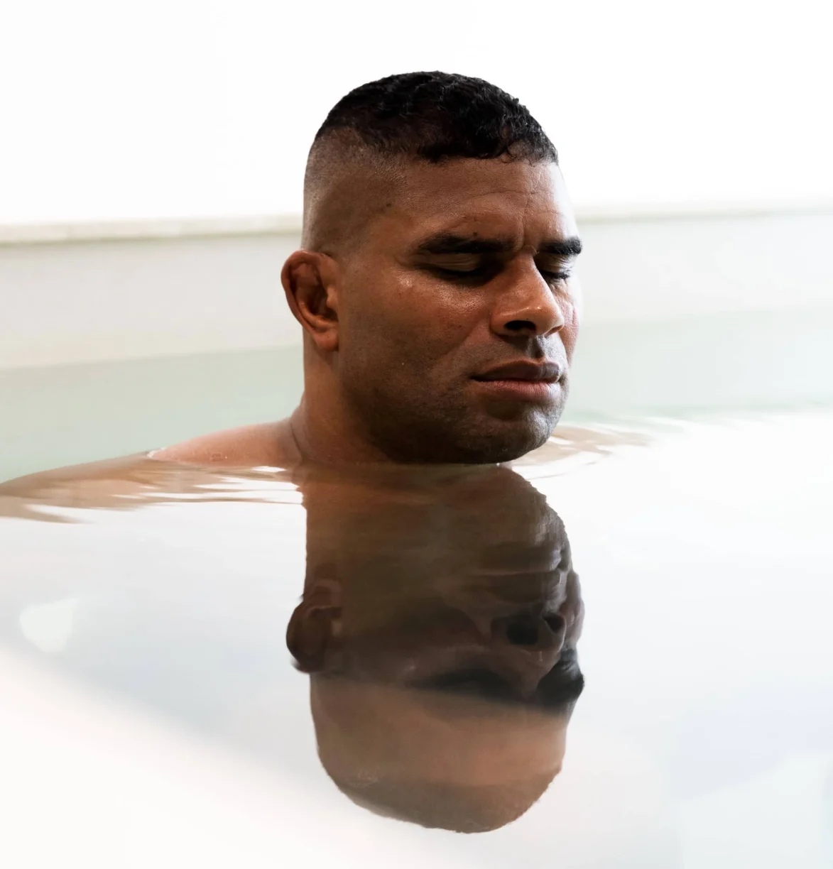 Alistair Overeem Ice Bath