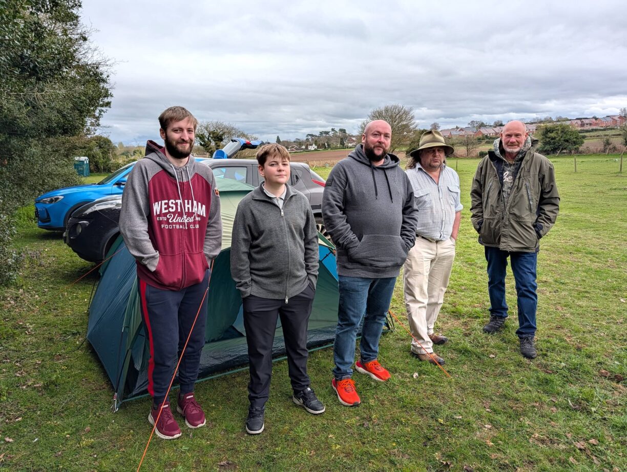 Andy, Daniel, Oliver, Hamilton and Carl for 2026 Great Tommy Sleep Out