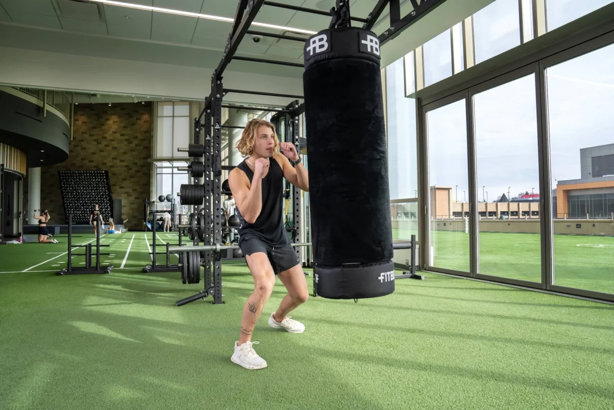 Boxing Training on FITBENCH Fitbag