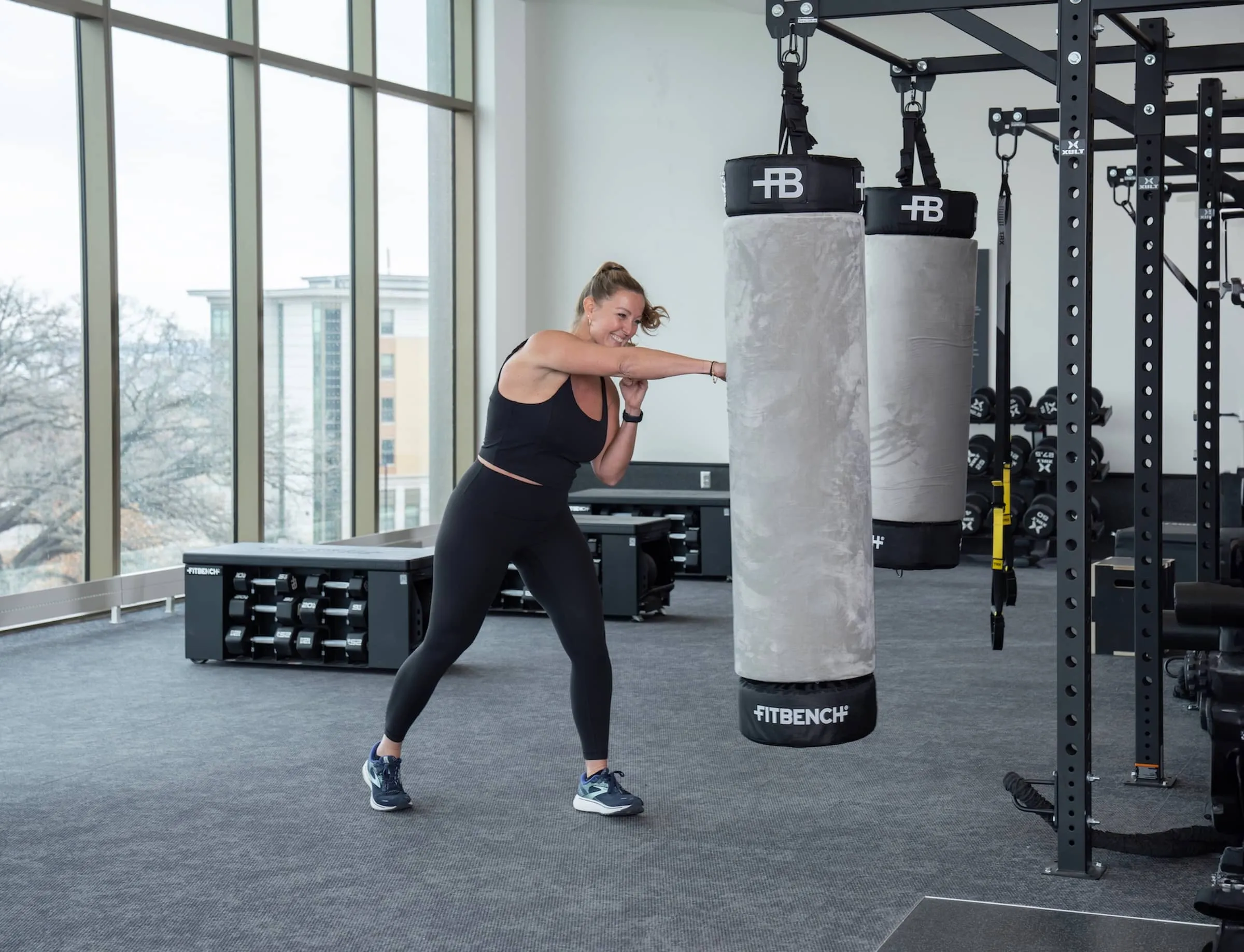 Boxing Training on FITBENCH Fitbag
