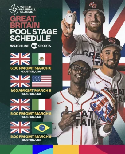 Great Britain WBC schedule
